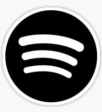 Spotify Black Sticker