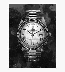 Motivational Rolex Watch Hustle Photographic Print