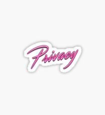 Chris Brown - Privacy type Sticker
