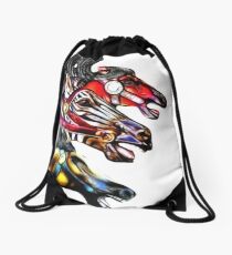 Carousel Equine Drawstring Bag