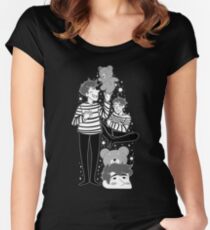 dan & phil - DAN BEAR Women's Fitted Scoop T-Shirt