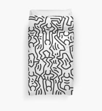 Keith Haring, People, Pop Art Duvet Cover