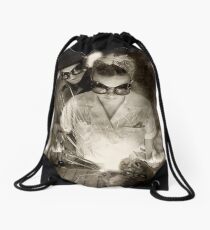 Open Heart Drawstring Bag