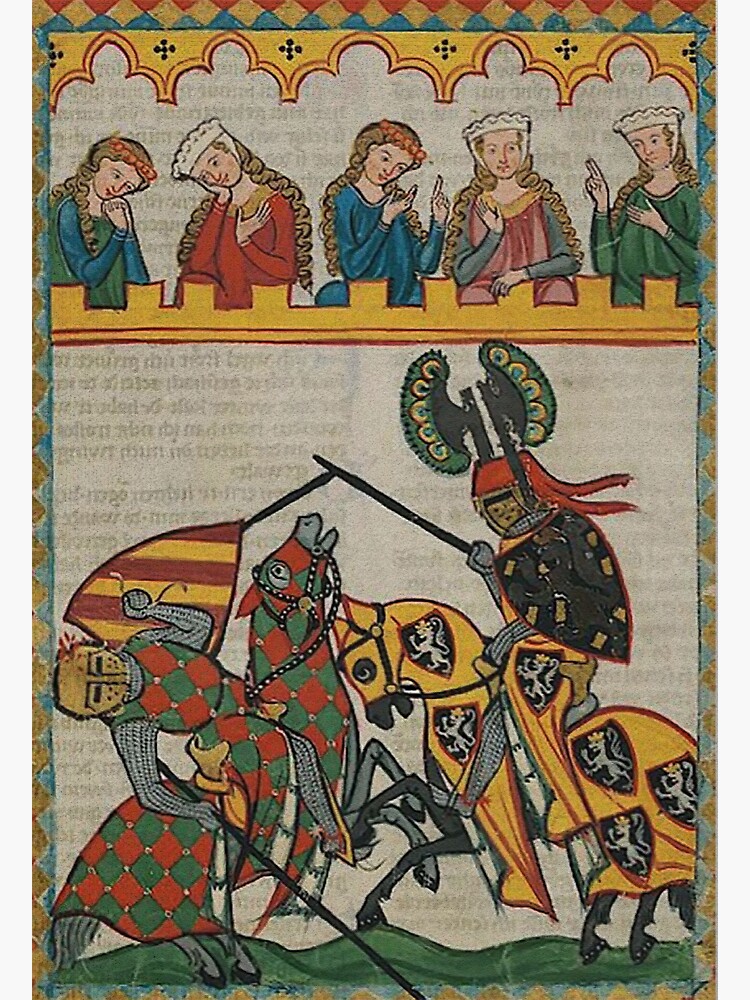 Medieval Tournament..Meister der Manessischen Liederhandschrift by edsimoneit