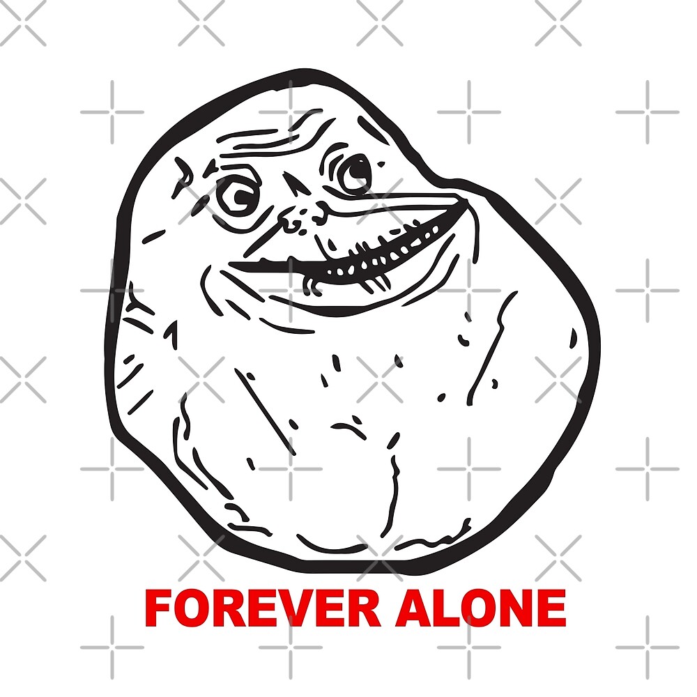 Troll Face Forever Alone Red Text Internet Memes Reaction Face HD