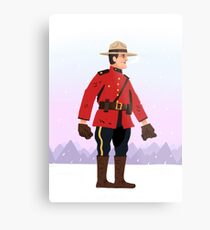 Mountie Metal Print