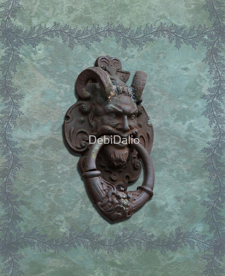 Rusty Cast Iron Gargoyle Door Knocker Ipad Case Skin By