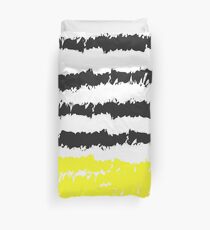 Black and Yellow Duvet Cover
