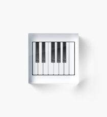 Piano Octave Acrylic Block