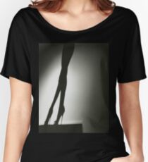 Female Nude Silhouette Mittelformat Hasselblad Silber Gelatine Loose Fit T-Shirt