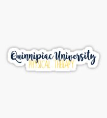 Quinnipiac University - Physical Therapy Sticker