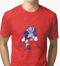 Camiseta de tejido mixto Patriotas del NE Retro