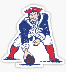 NE Patriots- Retro Sticker