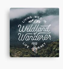 Wildland of Wanderer Canvas Print