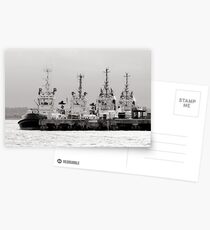 waiting tugs Postcards