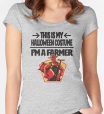 Farmer Halloween Costume Idea I'm a Farmer Women's Fitted Scoop T-Shirt