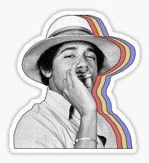 Rauchen Barack Layered Sticker