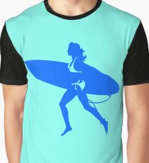 surfing girl Graphic T-Shirt