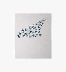 Vintage Japanese Origami Paper Bird Crane Art Board