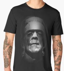 Frankenstein Monster Boris Karloff Face Men's Premium T-Shirt