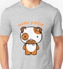 Hello Pittie Slim Fit T-Shirt