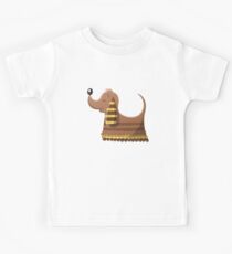 Cute dog cartoon illustration Kids Tee