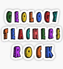 Geology Teachers Rock Sticker