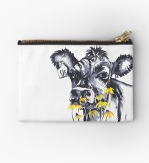 No worries - cow painting Studio Pouch