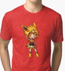 Jolteon Magical Girl Chibi Tri-blend T-Shirt