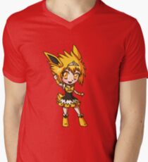 Jolteon Magical Girl Chibi Men's V-Neck T-Shirt