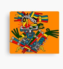 Eagle and Snake - Codex Fejervary Mayer 42 Canvas Print