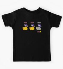 Ente Ente Graue Ente Kinder T-Shirt