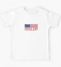 American Chess Flag V4 Kids Tee