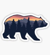 Bear wilderness forrest Sticker