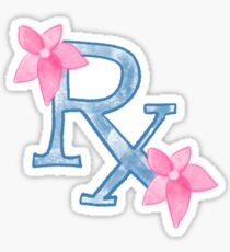 Rx (blue) Sticker