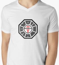 Dharma Initiative Staff Station Men's V-Neck T-Shirt