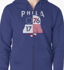 Phila Bell 1 Zipped Hoodie