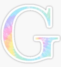 Rainbow Tie Dye G Sticker