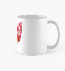 Taza clásica Miami University - Miami, Ohio - Acuarela Heart Ohio