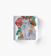 Art Nouveau Cat #2 Acrylic Block