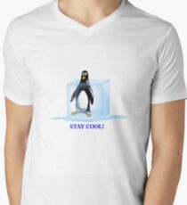 Stay Cool! Men's V-Neck T-Shirt