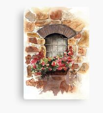 A Window from Civita, Tuscany, Italy Canvas Print