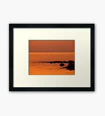 Under The Red Sky Framed Print