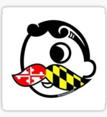 Maryland Flag Natty Boh Sticker