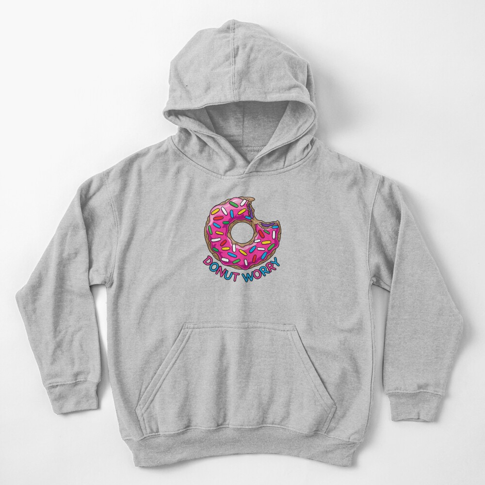 Donut Worry Kids Pullover Hoodie