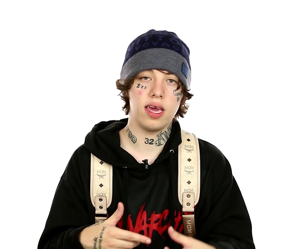 lil xan mcm backpack