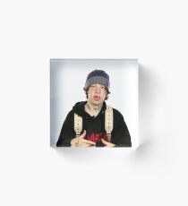 lil xan but hes got a white background Acrylic Block