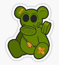 Toxic Teddy - Ein post-apokalyptisches Spielzeug Sticker