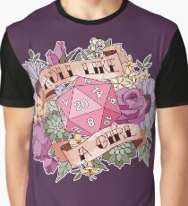 Roll Like a Girl Graphic T-Shirt