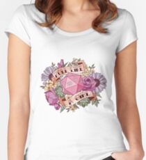 Roll Like a Girl Fitted Scoop T-Shirt